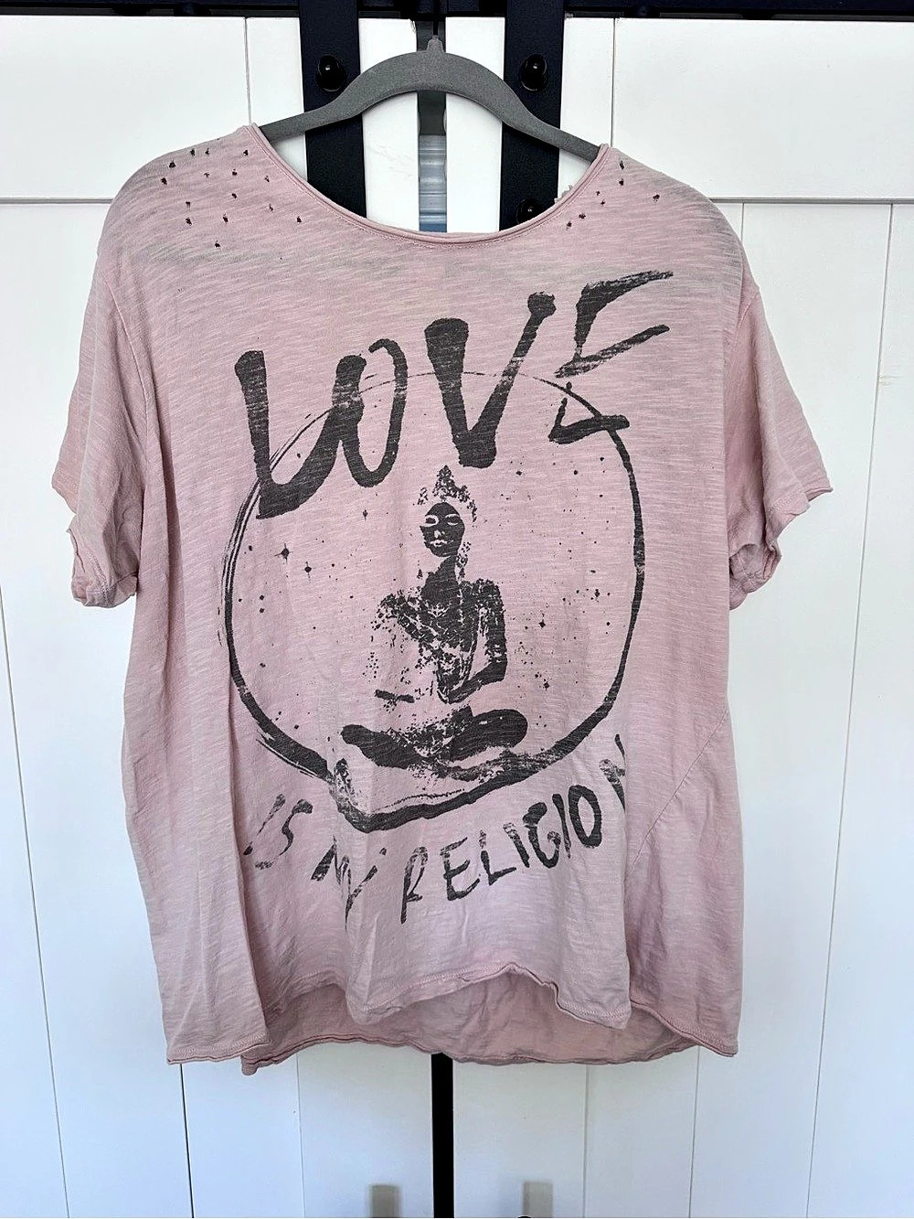 Magnolia Pearl Love Is My Religion Tee Pink